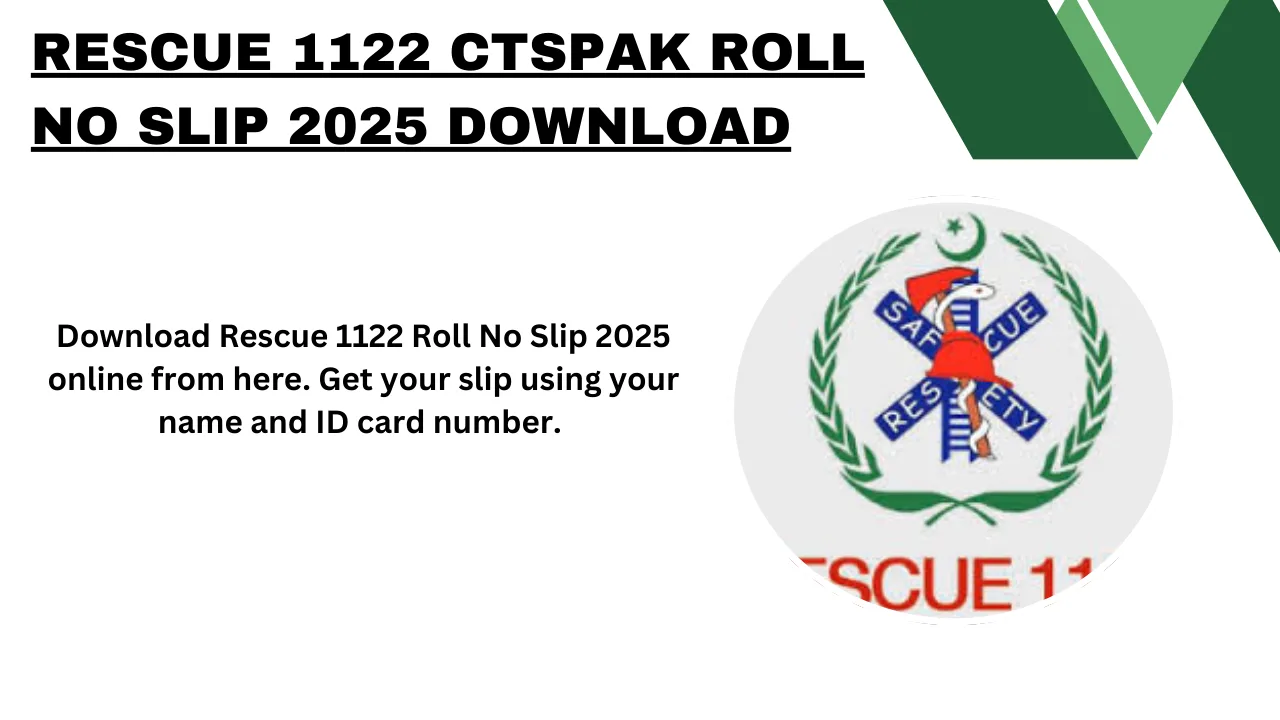 Rescue 1122 CTSPAK Roll No Slip