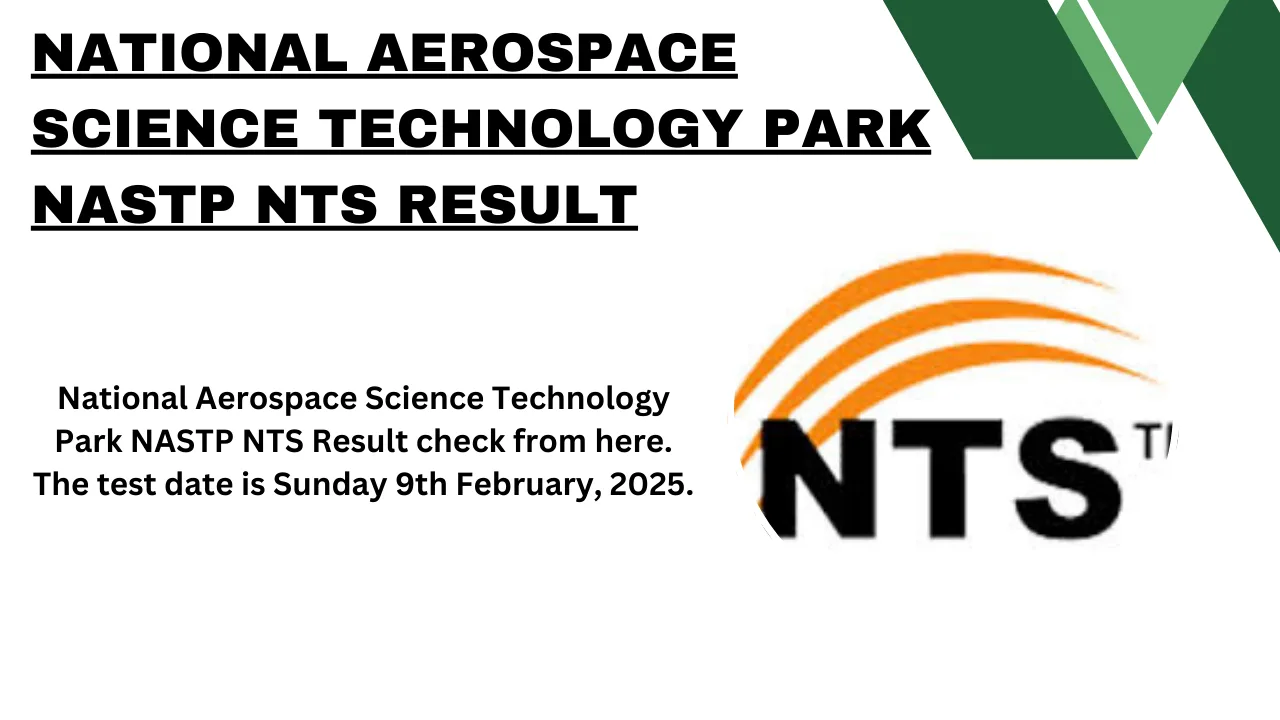 National Aerospace Science Technology Park NASTP NTS Result