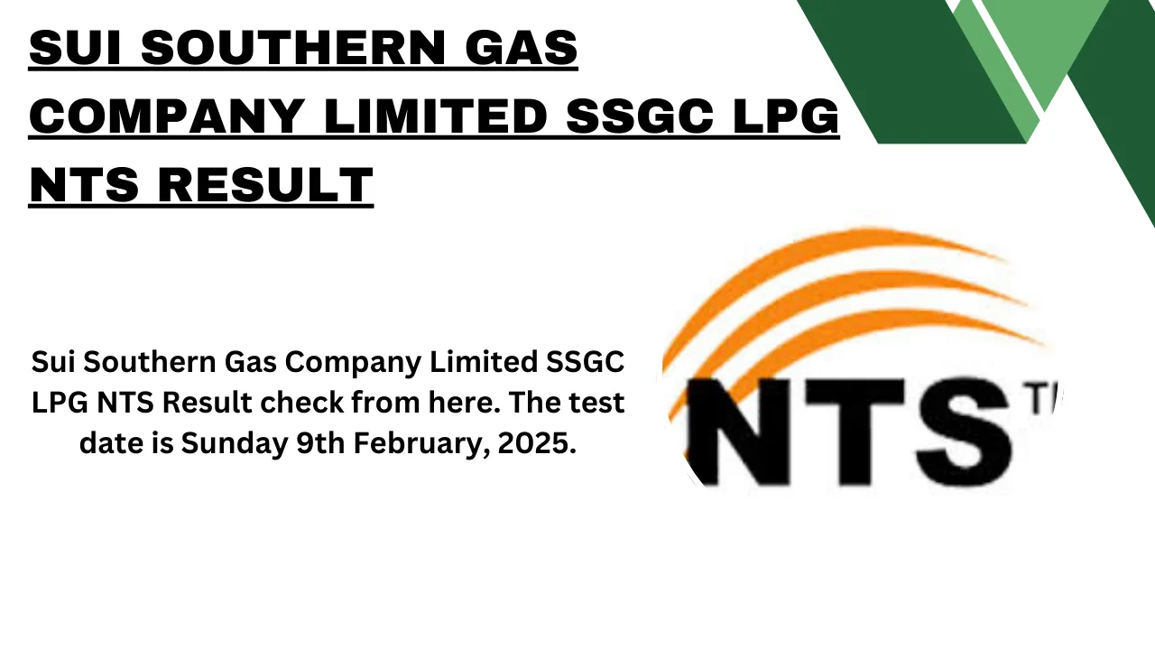 Sui Southern Gas Company Limited SSGC LPG NTS Result